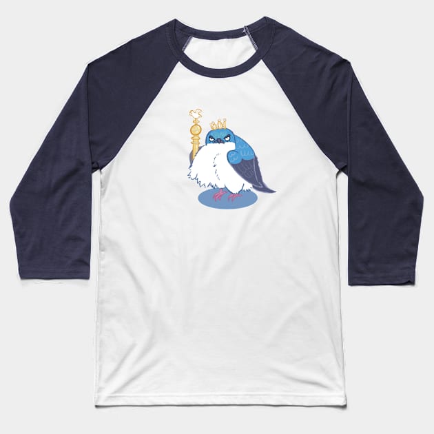 King of Birbs Baseball T-Shirt by JessaCreation